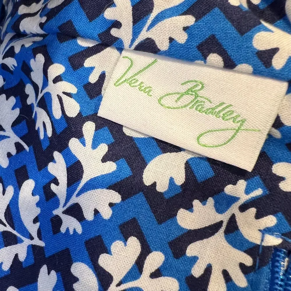 Vera Bradley Blue and White Floral Handbag